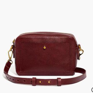 Madewell Transport Camera Bag in Dark Cabernet